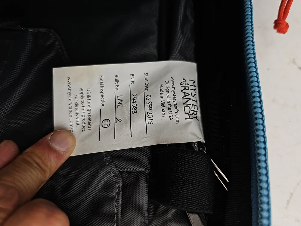 Mystery Ranch Rip Ruck 15 Backpack RARE
